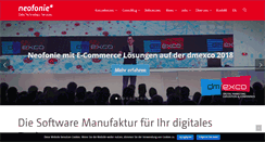 Desktop Screenshot of neofonie.de