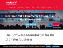 Tablet Screenshot of neofonie.de